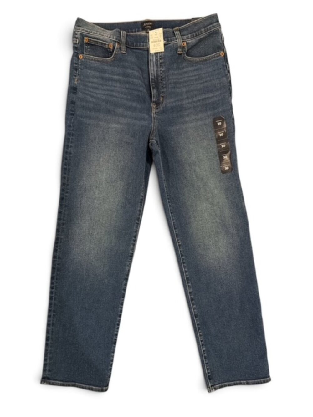 J.Crew NWT Stovepipe Straight Leg Jeans Medium Wash Size 10